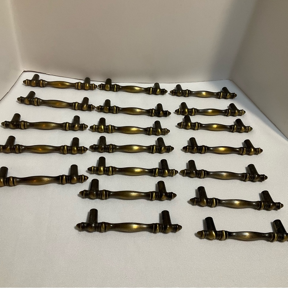 America 9586 Brass Finish Drawer‎ Pulls Zinc Alloy 3” Center $3.00 Per Pull